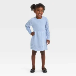 Toddler Girls' Crewneck Sweater Dress - Cat & Jack™ -CAT and JACK Store GUEST 6dccb054 aae3 4fc3 a61e 15f5c206fdfe