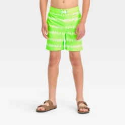 Boys' Striped Swim Shorts - Cat & Jack™ Lime Green 7 Boys' Striped Swim Shorts - Cat & Jack™ Lime Green -CAT and JACK Store GUEST 720943f0 cdbb 4ff6 948b cd3be027e02e