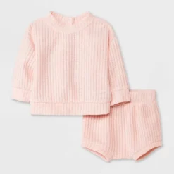 Baby Girls' Chenille Sweater Top & Bottom Set - Cat & Jack™ Pink -CAT and JACK Store GUEST 76443ec9 f63b 4c8b 9604 c51c9a7d765b