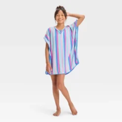 Girls' Striped Cover Up Top - Cat & Jack™ Blue 7 Girls' Striped Cover Up Top - Cat & Jack™ Blue -CAT and JACK Store GUEST 781cdab9 cbcd 4469 92a1 d6ba9d9d1f94