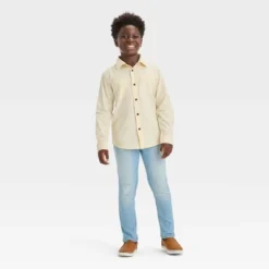 Boys' Long Sleeve Corduroy Button-Down Shirt - Cat & Jack™ -CAT and JACK Store GUEST 78a1ad7f 8812 46e8 9bca 786d6a1992a2