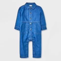 Baby Boys' Denim Coveralls - Cat & Jack™ Medium Wash -CAT and JACK Store GUEST 78ed0f20 3a2a 4788 a9ff 5473ca948550