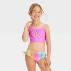 Girls' Unicorn Rainbow Heart Printed Midkini Set - Cat & Jack™ -CAT and JACK Store GUEST 79b8f4e5 de8b 4659 928b f06f8ef0906e