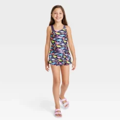 Girls' Sea Life One Piece Swimsuit Dress - Cat & Jack™ Blue -CAT and JACK Store GUEST 7db14e5c 1c71 4240 aeb1 c7702e7e24cc