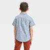 Boys' Short Sleeve Polka Dots Button-Down Shirt - Cat & Jack™ Blue -CAT and JACK Store GUEST 80c74cc7 e66d 4618 b9f3 42a83539334d