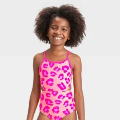 Girls' Oversized Leopard Spot One Piece Swimsuit - Cat & Jack™ -CAT and JACK Store GUEST 80ebb36b acf1 476f 9022 25cc4da620ae