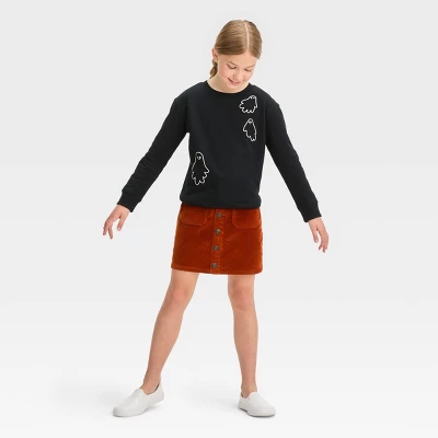 Girls' Halloween Pullover Sweatshirt - Cat & Jack™ 4 Girls' Halloween Pullover Sweatshirt - Cat & Jack™ - Image 2