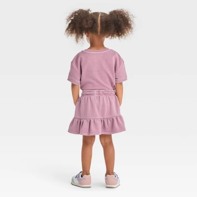 Toddler Girls' Skort Set - Cat & Jack™ Purple 3 Toddler Girls' Skort Set - Cat & Jack™ Purple