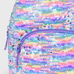 Girls' 10.5" Reverse Sequin Mini Backpack - Cat & Jack™ Purple 7 Girls' 10.5" Reverse Sequin Mini Backpack - Cat & Jack™ Purple -CAT and JACK Store GUEST 85542dd9 a792 4a06 9b09 d606898cf8a7