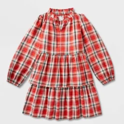 Girls' Adaptive Abdominal Access Long Sleeve Plaid Tiered Woven Dress - Cat & Jack™ Red 9 Girls' Adaptive Abdominal Access Long Sleeve Plaid Tiered Woven Dress - Cat & Jack™ Red -CAT and JACK Store GUEST 857a1a0e de64 4222 9c83 e5fe13ff9a98