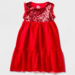 Girls' Adaptive Sleeveless Sequin Tulle Dress - Cat & Jack™ Red 9 Girls' Adaptive Sleeveless Sequin Tulle Dress - Cat & Jack™ Red -CAT and JACK Store GUEST 8769df8b f7b3 4af5 a430 4ac0c3799fa1