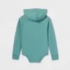 Boys' Adaptive Hooded Adjustable Long Sleeve Bodysuit - Cat & Jack™ Ocean Green -CAT and JACK Store GUEST 8d13e088 5843 4bcb b550 51550a7f3f16