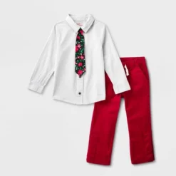 Toddler Boys' Adaptive Holiday Dress Set - Cat & Jack™ Gray/Red 9 Toddler Boys' Adaptive Holiday Dress Set - Cat & Jack™ Gray/Red -CAT and JACK Store GUEST 8d5e89dd 0907 4346 a285 0e648864e528