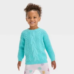 Toddler Girls' Cable Pullover Sweater - Cat & Jack™ -CAT and JACK Store GUEST 8da6cf1f bf4c 46de 9e8d 2648de38f6cd