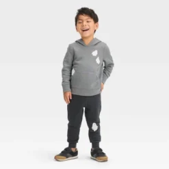 Toddler Boys' Halloween Hooded Top And Jogger Pants Set - Cat & Jack™ Gray -CAT and JACK Store GUEST 8fd4cf13 17fa 48f3 a9b9 da71ed267e13