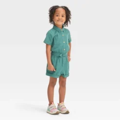 Toddler Girls' Utility Romper - Cat & Jack™ -CAT and JACK Store GUEST 962370b1 63c9 4f9b 929f bbebbd65572c
