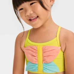 Toddler Girls' Butterfly Bikini Set - Cat & Jack™ Yellow