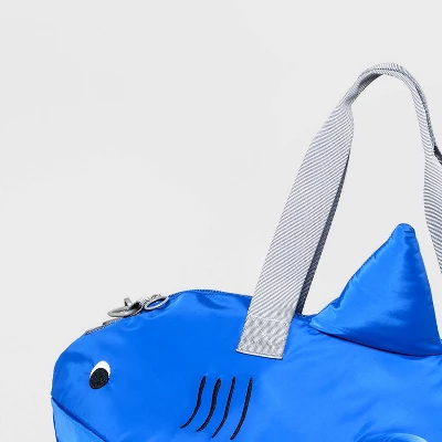 Kids' Shark Weekender Bag - Cat & Jack™ Blue 5 Kids' Shark Weekender Bag - Cat & Jack™ Blue - Image 3