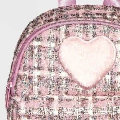 Toddler Girls' Plaid 10" Backpack - Cat & Jack™ Pink -CAT and JACK Store GUEST 9d347877 a04e 40cb 9786 a15a0032b61b