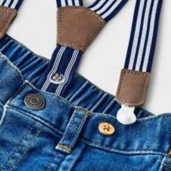 Baby Boys' Denim Shorts Henley Suspender Set - Cat & Jack™ Burgundy -CAT and JACK Store GUEST 9fea57b1 39c4 44a8 aaac 3fdd0cebaad9