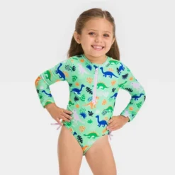 Toddler Girls' Long Sleeve One Piece Swimsuit - Cat & Jack™ -CAT and JACK Store GUEST a369fe62 99bb 494f 97e6 84150641f64c
