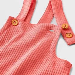 Baby Girls' 2pc Long Sleeve Bodysuit & Overalls Set - Cat & Jack™ Peach Orange -CAT and JACK Store GUEST a3790941 e2f5 4a03 a781 e0a9e21ff25b