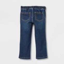 Toddler Girls' Adaptive Jeans - Cat & Jack™ Dark Wash