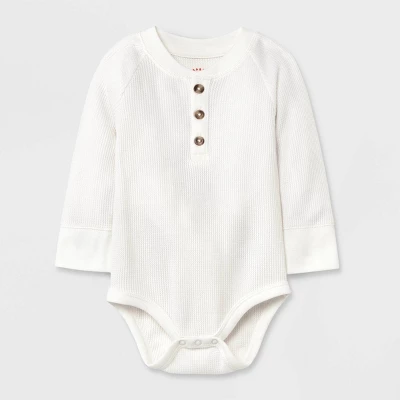 Baby Boys' Jaspe Flannel Suspender Set - Cat & Jack™ Cream 4 Baby Boys' Jaspe Flannel Suspender Set - Cat & Jack™ Cream - Image 2