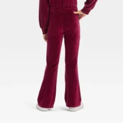 Girls' Cozy Velour Flare Pants - Cat & Jack™