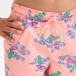 Boys' Surf Dinosaur Printed Swim Shorts - Cat & Jack™ Orange