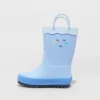 Toddler Boys' Jasper Pull-On Rain Boots - Cat & Jack™ Blue -CAT and JACK Store GUEST b4175d71 797a 427d 9a8b 5e4196b8f667