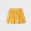 Girls' Tie-Waist Floral Skirt - Cat & Jack™ Yellow -CAT and JACK Store GUEST b8783af4 b266 4691 a16d 06a93e9c3fcb