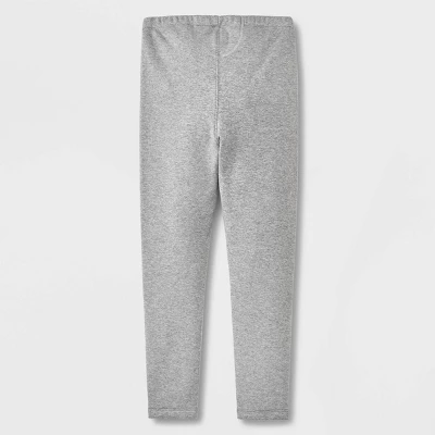 Girls' Adaptive 2pk Cozy Leggings - Cat & Jack™ 3 Girls' Adaptive 2pk Cozy Leggings - Cat & Jack™