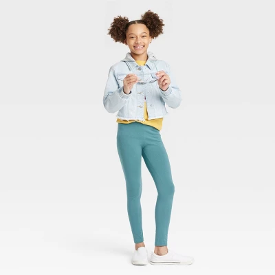 Girls' Hooded Jean Jacket - Cat & Jack™ Light Wash 4 Girls' Hooded Jean Jacket - Cat & Jack™ Light Wash - Image 2