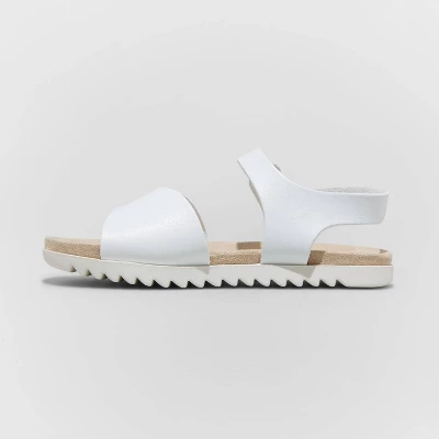 Toddler Girls' Shaelyn Footbed Sandals - Cat & Jack™ 3 Toddler Girls' Shaelyn Footbed Sandals - Cat & Jack™