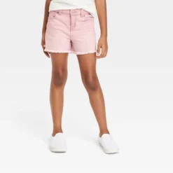 Girls' Mid-Rise Cut-Off Jean Shorts - Cat & Jack™ Pink 7 Girls' Mid-Rise Cut-Off Jean Shorts - Cat & Jack™ Pink -CAT and JACK Store GUEST bd653016 4a2d 4d2f b241 6c2e1722d9e7