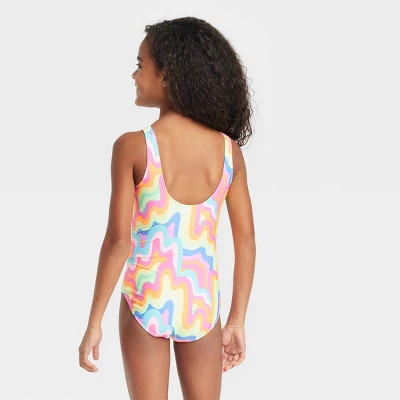 Girls' Sunshine & Rainbows Swimwear Set - Cat & Jack™ 4 Girls' Sunshine & Rainbows Swimwear Set - Cat & Jack™ - Image 2