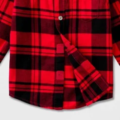 Toddler Boys' Adaptive Long Sleeve Button-Down Flannel Shirt - Cat & Jack™ Red 8 Toddler Boys' Adaptive Long Sleeve Button-Down Flannel Shirt - Cat & Jack™ Red -CAT and JACK Store GUEST bdd0937b a165 4864 a7b1 287a3645c773