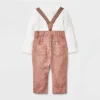 Baby Boys' Jaspe Flannel Suspender Set - Cat & Jack™ Cream 1 Baby Boys' Jaspe Flannel Suspender Set - Cat & Jack™ Cream -CAT and JACK Store GUEST c23c2eb5 5720 4fab 9a55 82a389788481