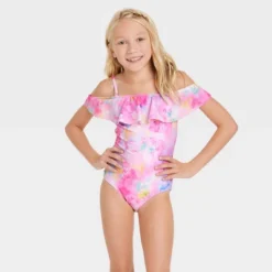 Girls' Flower Daydream One Piece Swimsuit - Cat & Jack™️ 7 Girls' Flower Daydream One Piece Swimsuit - Cat & Jack™️ -CAT and JACK Store GUEST c5137565 1e40 4a20 b768 9e524a037403