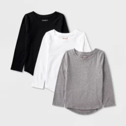 Toddler Girls' 3pk Solid Shirt Set - Cat & Jack™ White/Black/Gray 7 Toddler Girls' 3pk Solid Shirt Set - Cat & Jack™ White/Black/Gray -CAT and JACK Store GUEST c59f7527 37b1 40bc a88e 81909d0f924f