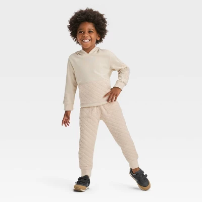 Toddler Boys' Long Sleeve Hooded Pullover Sweatshirt And Jogger Set - Cat & Jack™ 4 Toddler Boys' Long Sleeve Hooded Pullover Sweatshirt And Jogger Set - Cat & Jack™ - Image 2