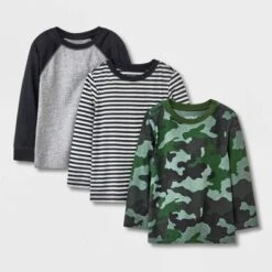 Toddler Boys' 3pk Camoflauge Long Sleeve Shirt - Cat & Jack™ Gray/Black 7 Toddler Boys' 3pk Camoflauge Long Sleeve Shirt - Cat & Jack™ Gray/Black -CAT and JACK Store GUEST c8b6dd01 b926 4294 91d7 954dae74be78