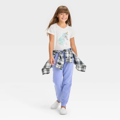 Girls' Short Sleeve Flip Sequin T-Shirt - Cat & Jack™ 5 Girls' Short Sleeve Flip Sequin T-Shirt - Cat & Jack™ - Image 3