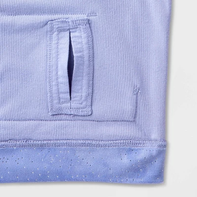 Toddler Girls' 2pc Adaptive Sparkle Velour Set - Cat & Jack™ Periwinkle 4 Toddler Girls' 2pc Adaptive Sparkle Velour Set - Cat & Jack™ Periwinkle - Image 2