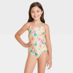 Girls' Happy Days One Piece Swimsuit - Cat & Jack™️ 7 Girls' Happy Days One Piece Swimsuit - Cat & Jack™️ -CAT and JACK Store GUEST cca8b229 5605 4d74 b8cb 5f33ad9dcffc