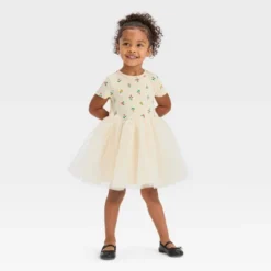 Toddler Girls' Floral Short Sleeve Knit Tulle Dress - Cat & Jack™ Off-White 7 Toddler Girls' Floral Short Sleeve Knit Tulle Dress - Cat & Jack™ Off-White -CAT and JACK Store GUEST ccee2d9f 71f7 484b aea4 3a052af9bd58