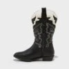 Girls' Bri Western Boots - Cat & Jack™ Black -CAT and JACK Store GUEST ce30ce9d f418 415b 97e4 7f4e9369a672