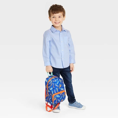 Toddler Boys' Long Sleeve Oxford Button-Down Shirt - Cat & Jack™ 4 Toddler Boys' Long Sleeve Oxford Button-Down Shirt - Cat & Jack™ - Image 2