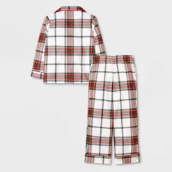 Toddler Plaid Coat Pajama Set - Cat & Jack⢠Cream